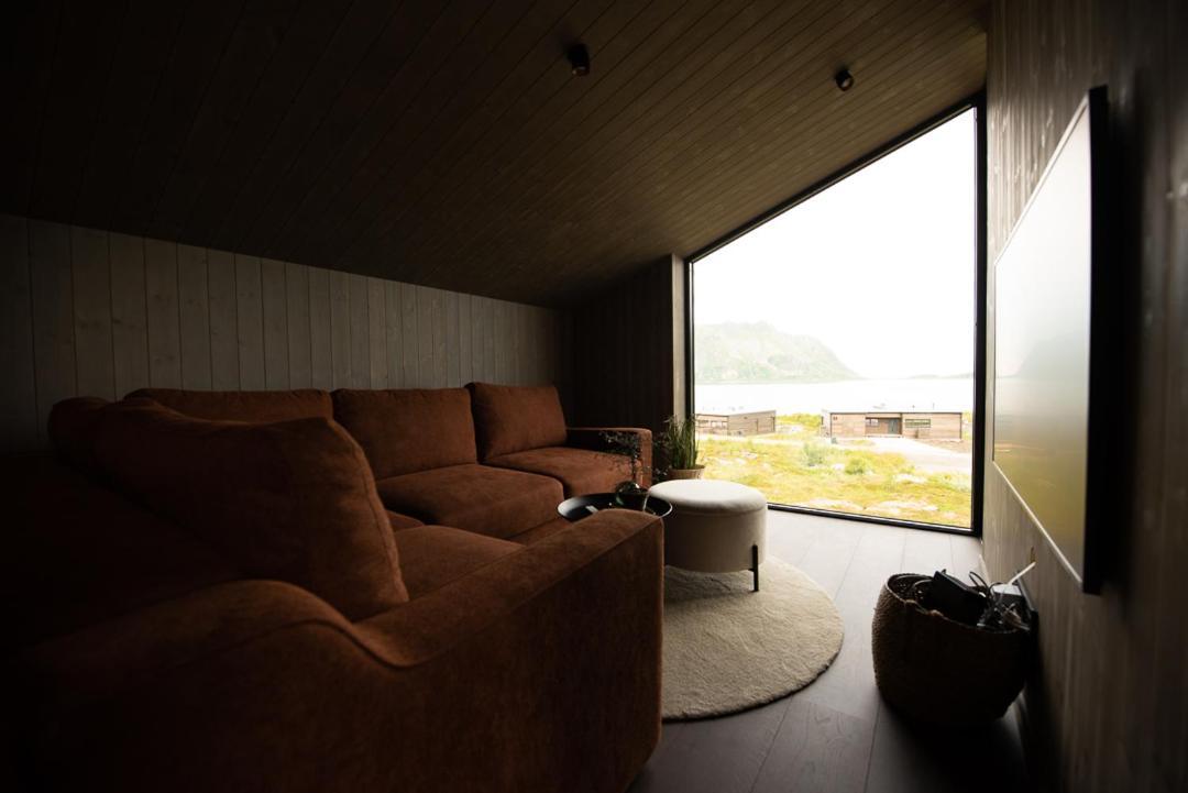 Hoda Cabin - Luxury Lodge With Jacuzzi And Sauna Lyngværet Eksteriør bilde