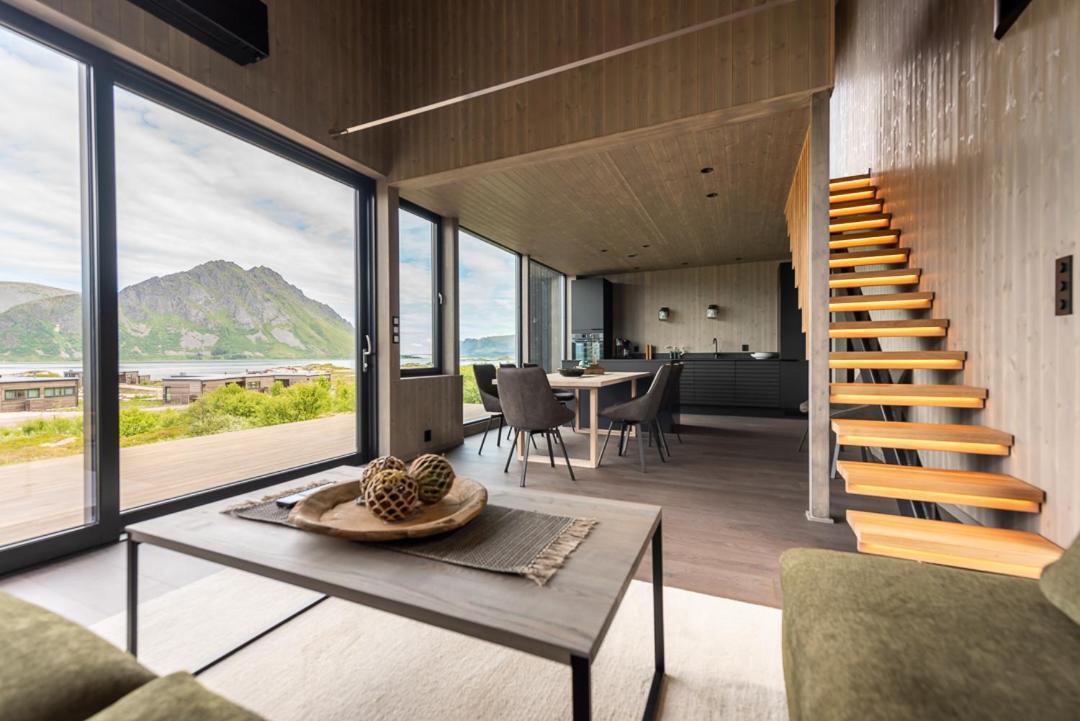 Hoda Cabin - Luxury Lodge With Jacuzzi And Sauna Lyngværet Eksteriør bilde