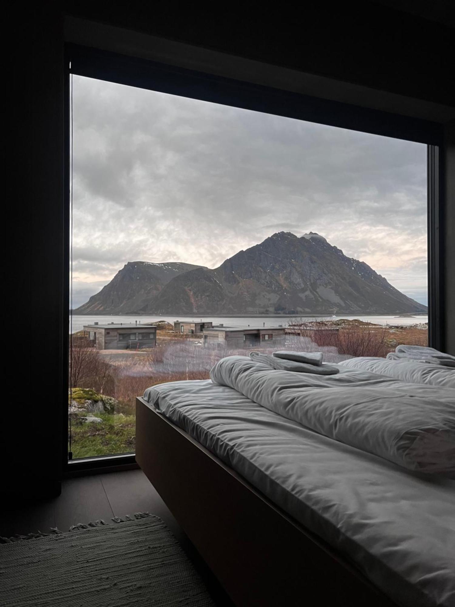 Hoda Cabin - Luxury Lodge With Jacuzzi And Sauna Lyngværet Eksteriør bilde